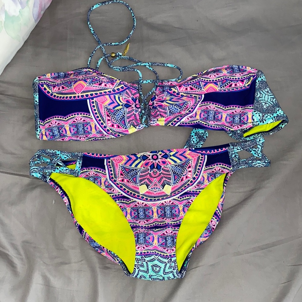 Jessica Simpson Aztec Bikini